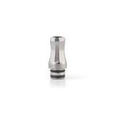 DynaVap The M 7 XL vaporizer studio photograph, a second detail angle of the stainless steel construction.