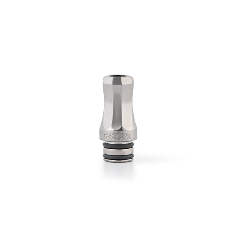 DynaVap The M 7 XL vaporizer studio photograph, a second detail angle of the stainless steel construction.