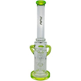 MAV Glass 15" Quad Love Incycler with Double Intake & Reverse Puck Percolator