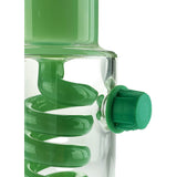 MAV Glass Seafoam Slitted Pyramid Beaker Freezable Coil System