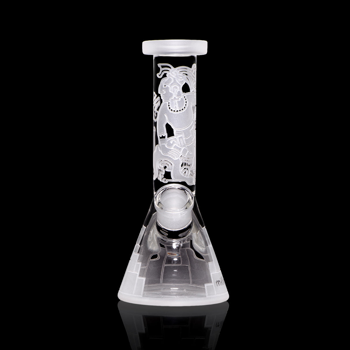 Maya Fort 7.5" Clear Mini Beaker Bong