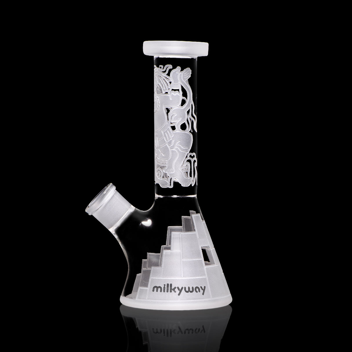 Maya Fort 7.5" Clear Mini Beaker Bong