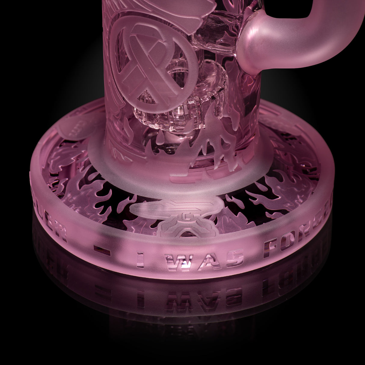 Phoenix: Forged in Fire 6" Pink Cancer Dab Rig