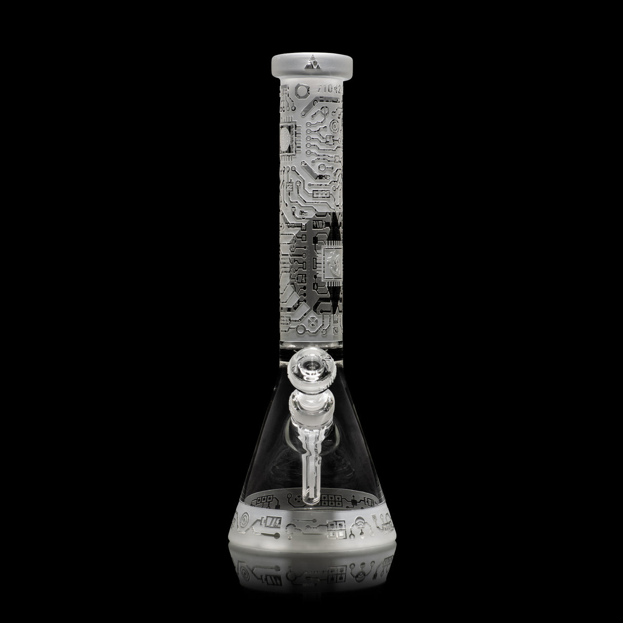 Circuitboard 15" Clear Beaker Bong