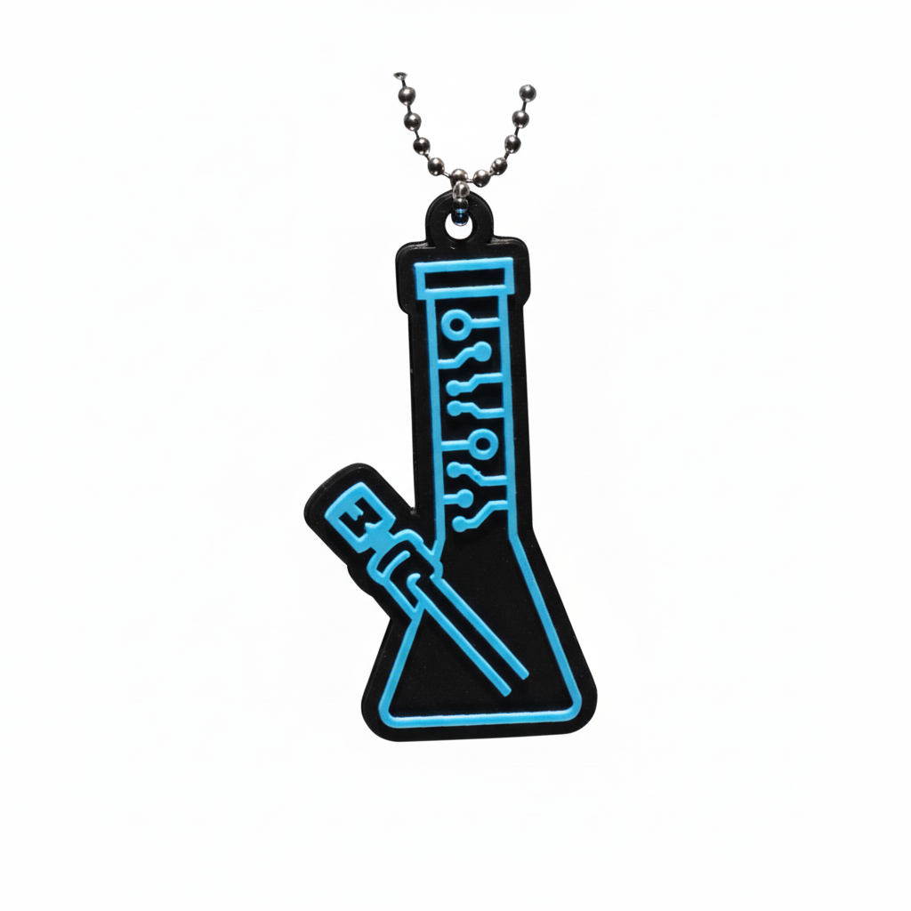 Circuitboard Blue Beaker Orbital