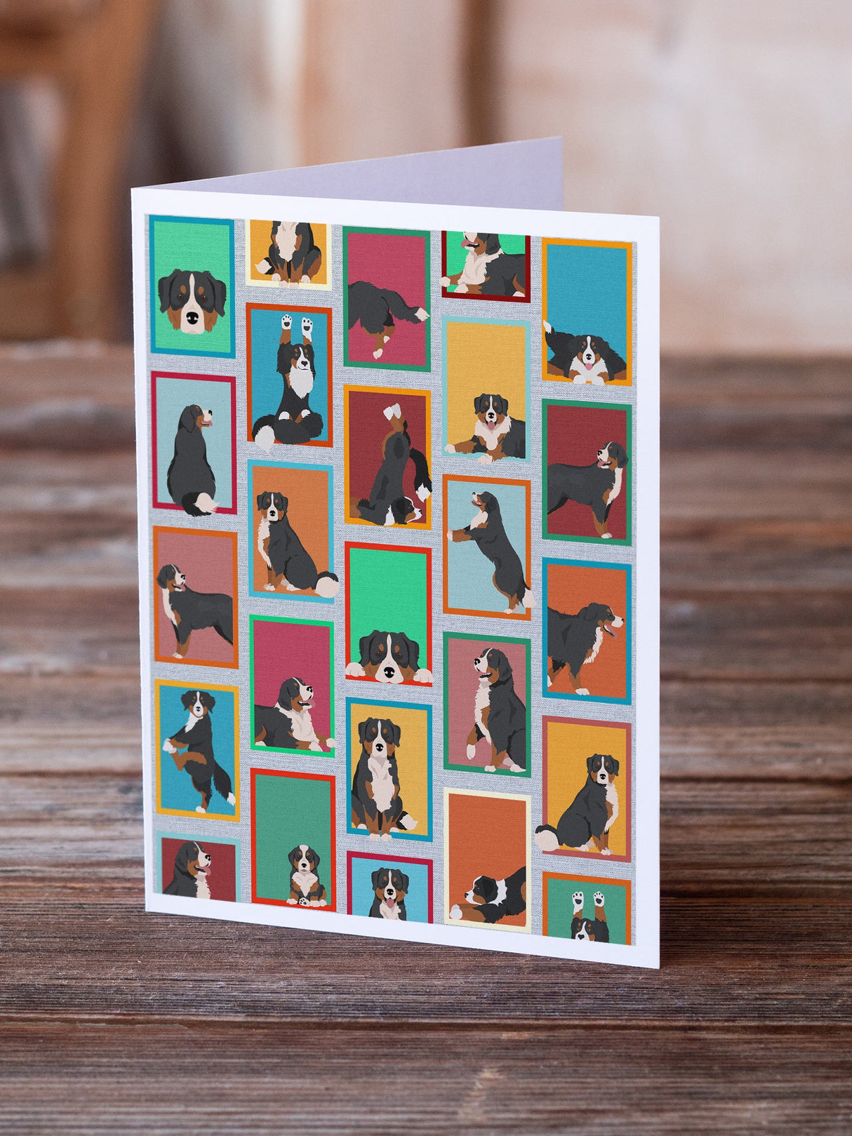 Lots of Bernese Mountain Dog Greeting Cards Pack of 8