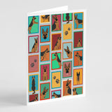 Lots of German Shepherd Greeting Cards Pack of 8