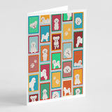 Lots of Bichon Frise Greeting Cards Pack of 8