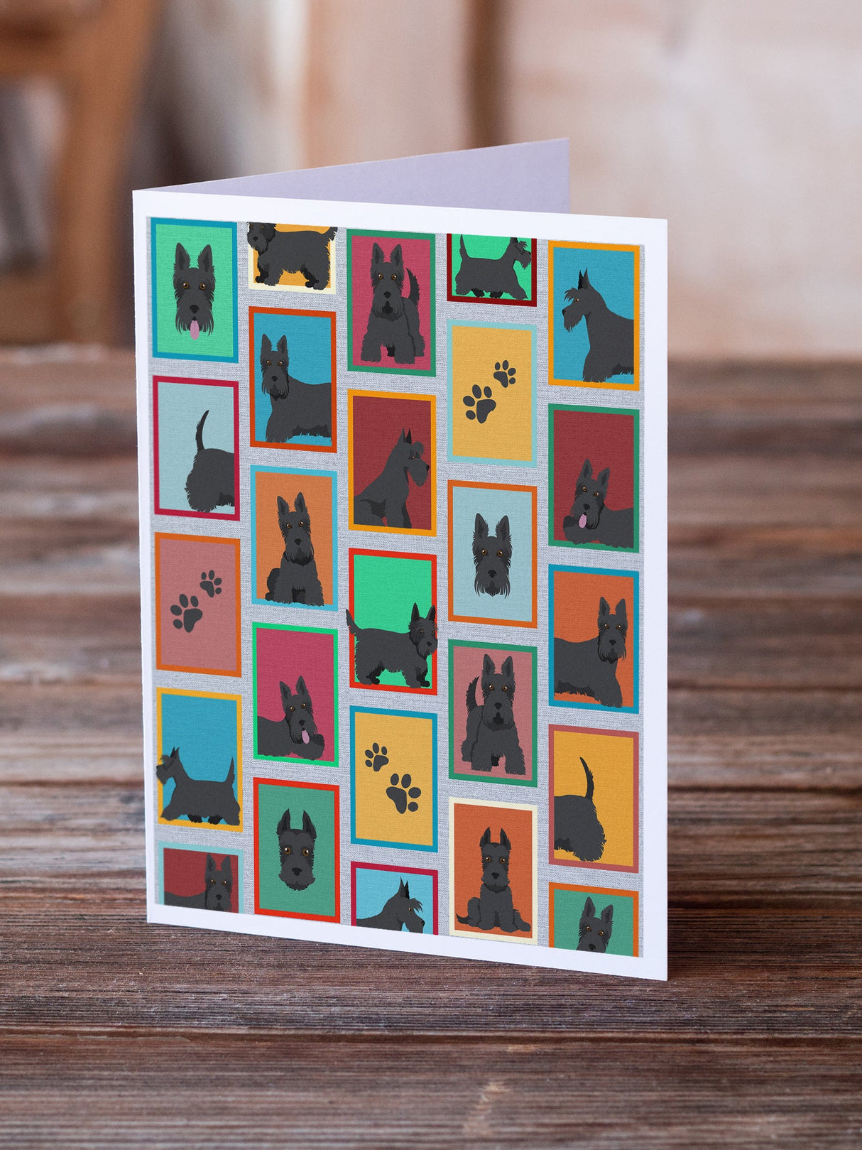 Lots of Scottish Terrier Greeting Cards Pack of 8