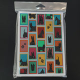 Lots of Scottish Terrier Greeting Cards Pack of 8