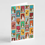 Lots of Shih Tzu Greeting Cards Pack of 8