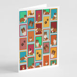 Lots of Sheltie Greeting Cards Pack of 8