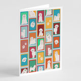 Lots of Maltese Greeting Cards Pack of 8