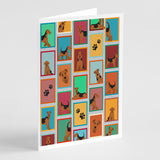 Lots of Airedale Terrier Greeting Cards Pack of 8