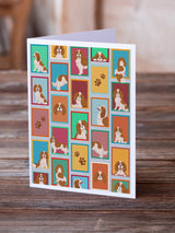 Lots of Blenheim Cavalier Spaniel Greeting Cards Pack of 8