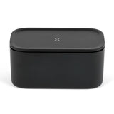 PAX Small Stash Container in Black - Front View, Compact and Discreet Storage