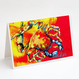 Crab Hot Dang Greeting Cards Pack of 8