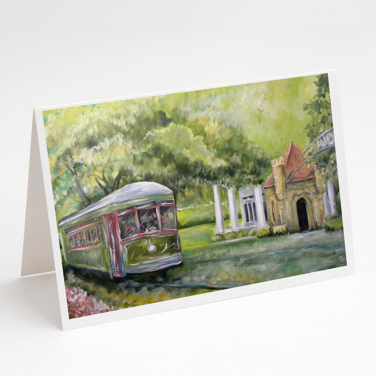 Streetcar Next Stop Audubon Park Greeting Cards Pack of 8