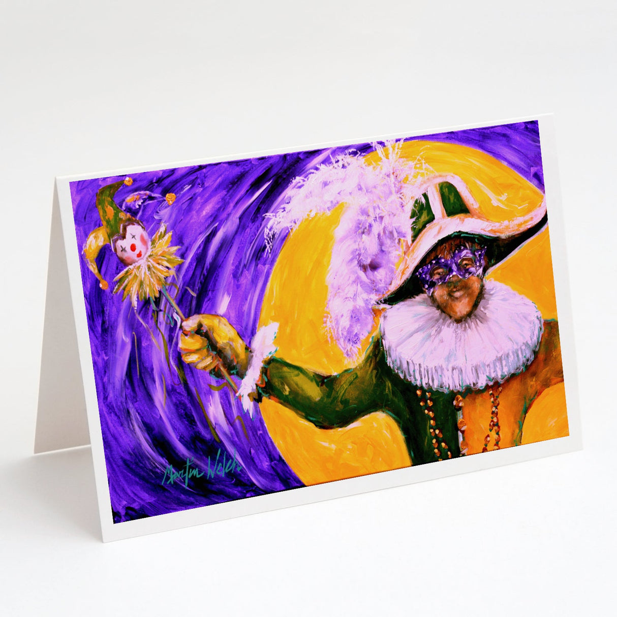 Mardi Gras Hey Mister Greeting Cards Pack of 8