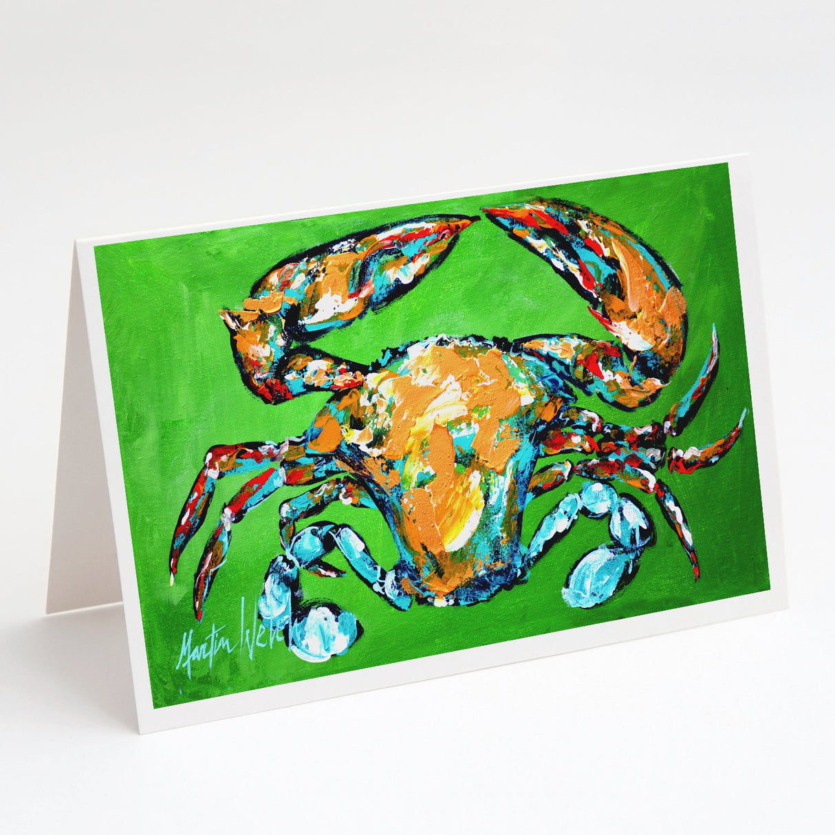 Wide Load Crab Greeting Cards Pack of 8