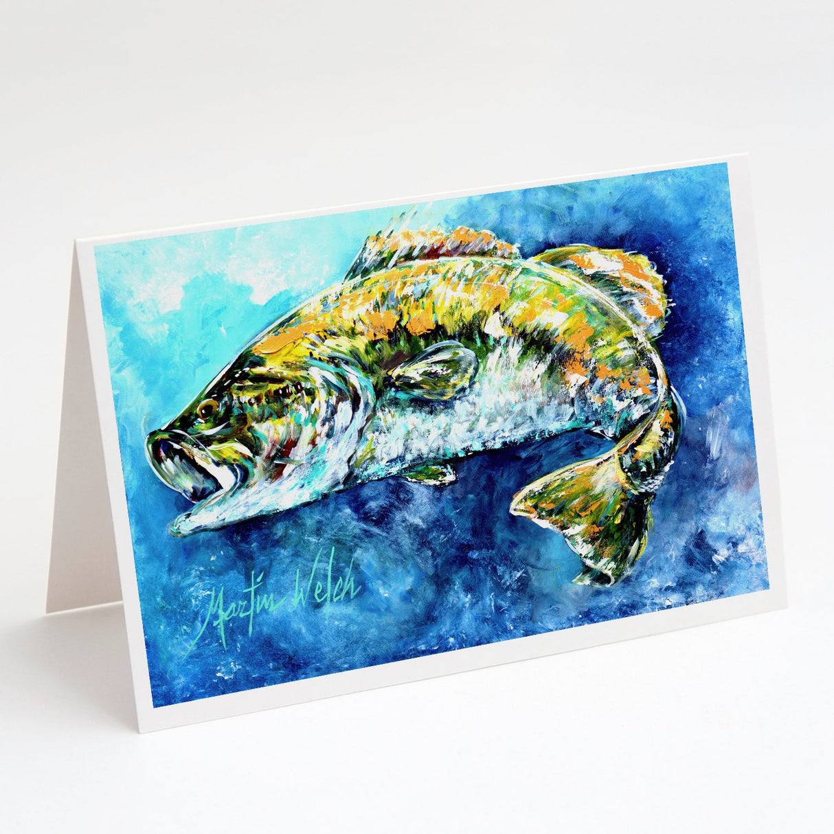 Bobby Bass Greeting Cards Pack of 8