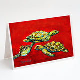 Drifting Home Turtles Greeting Cards Pack of 8