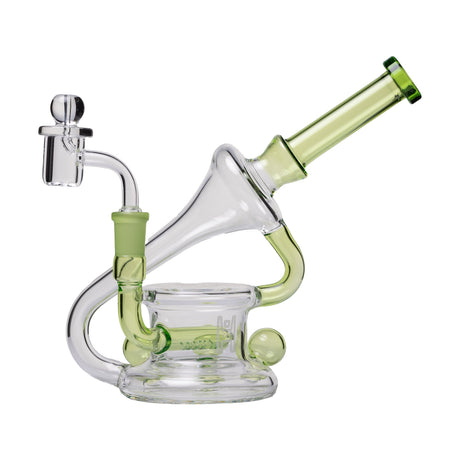 Human Grade 7.5" Recycler 45 (Triple Marble) Dab Rig