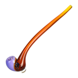 Mellow Wizard Glass Sherlock Pipe | 10.5" | Colors Vary