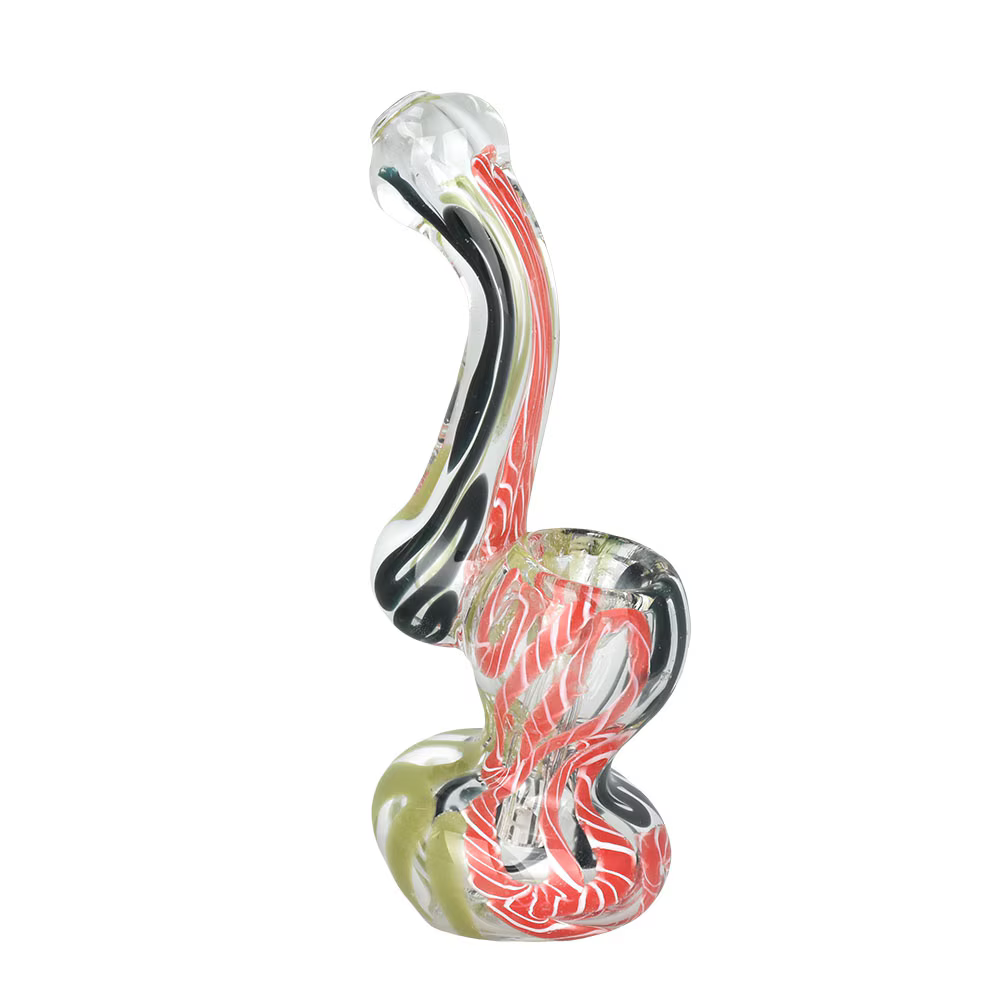 Mini Mind Melter Glass Sherlock Bubbler | 4.25" | Assorted Colors | 20ct Bundle