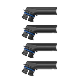 Set of 4 Storz & Bickel Venty Mouthpieces for vaporizers, front view on white background