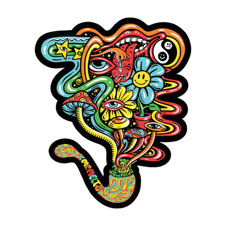 East Coasters 10" Mr Melty Pipe Dream Dab Mat with vibrant psychedelic design