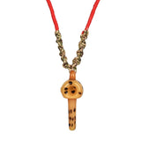 Mushroom Spoon Pipe Pendant on Hemp Necklace | 19" | Assorted Colors | 10ct Bundle