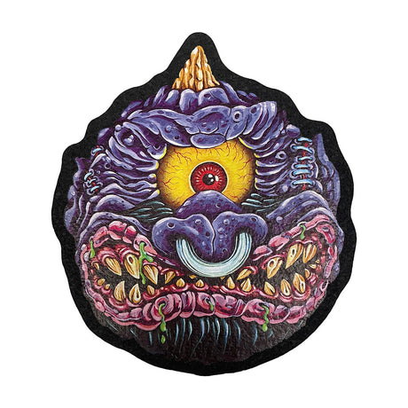 East Coasters 10" Mutant Cyclops Dab Mat, vibrant design, perfect for protecting surfaces