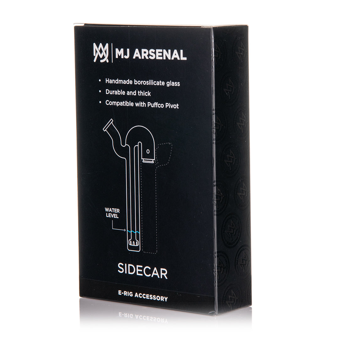 MJ Arsenal Sidecar Pivot Top glass attachment full view