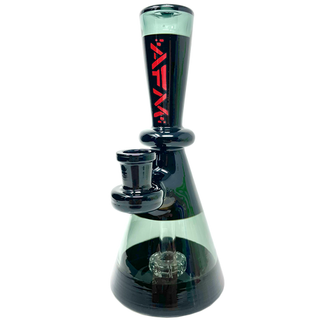 AFM 7.5" Double Double Glass Mini Dab Rig with Showerhead Perc - Front View