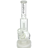 AFM 10" Bubble Bottom Clear Beaker Bong with 14mm Female Joint and Borosilicate Glass