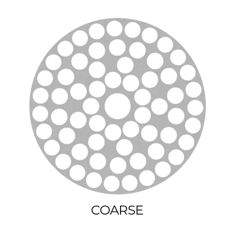 Flower Mill Coarse Replacement Screen for Grinders, Stainless Steel - Top View