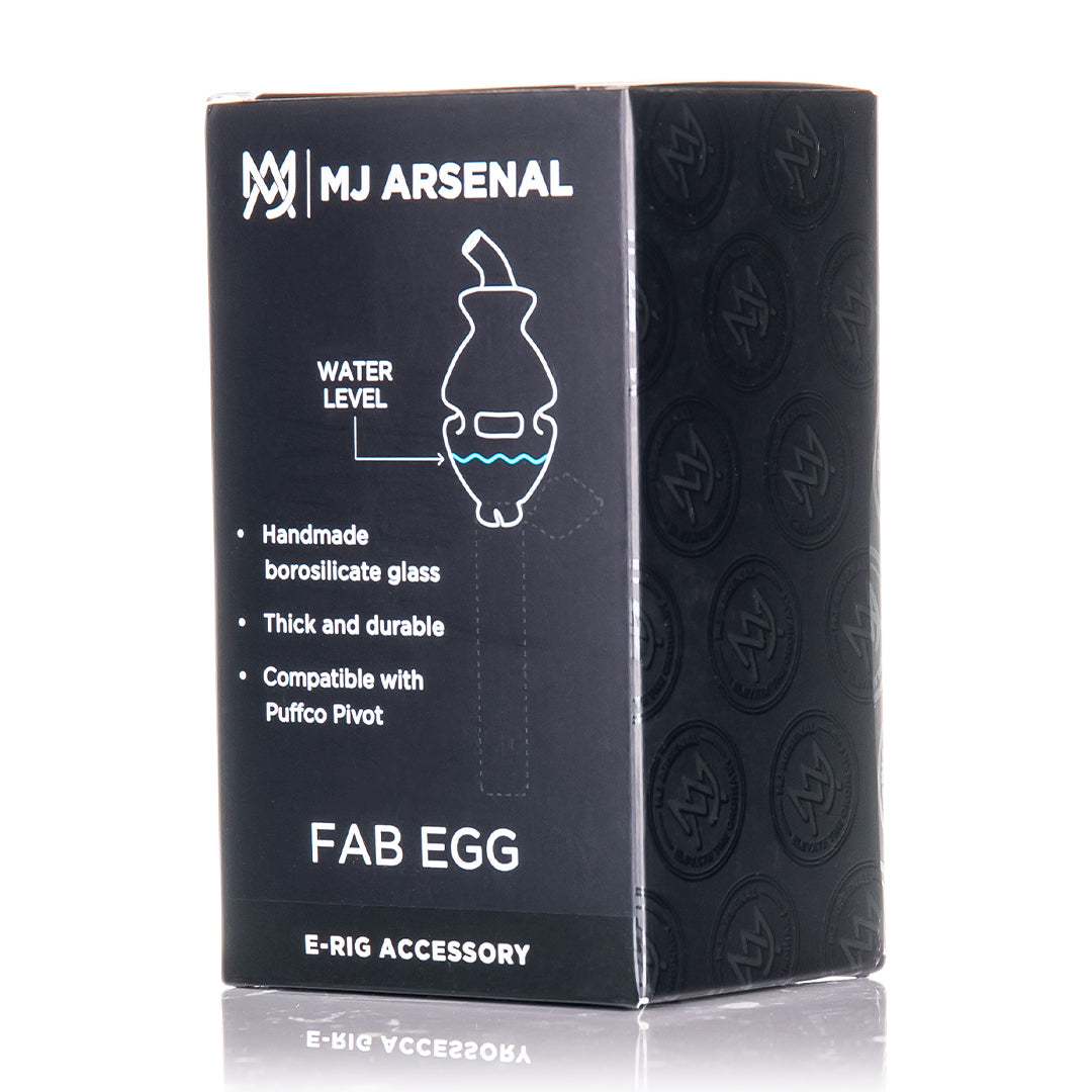 MJ Arsenal Fab Egg Pivot Top glass attachment full view