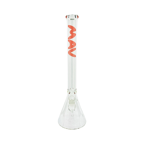 MAV Glass 21" Tall Beaker Bong with 50x5mm Borosilicate Glass and Female Joint, Front View