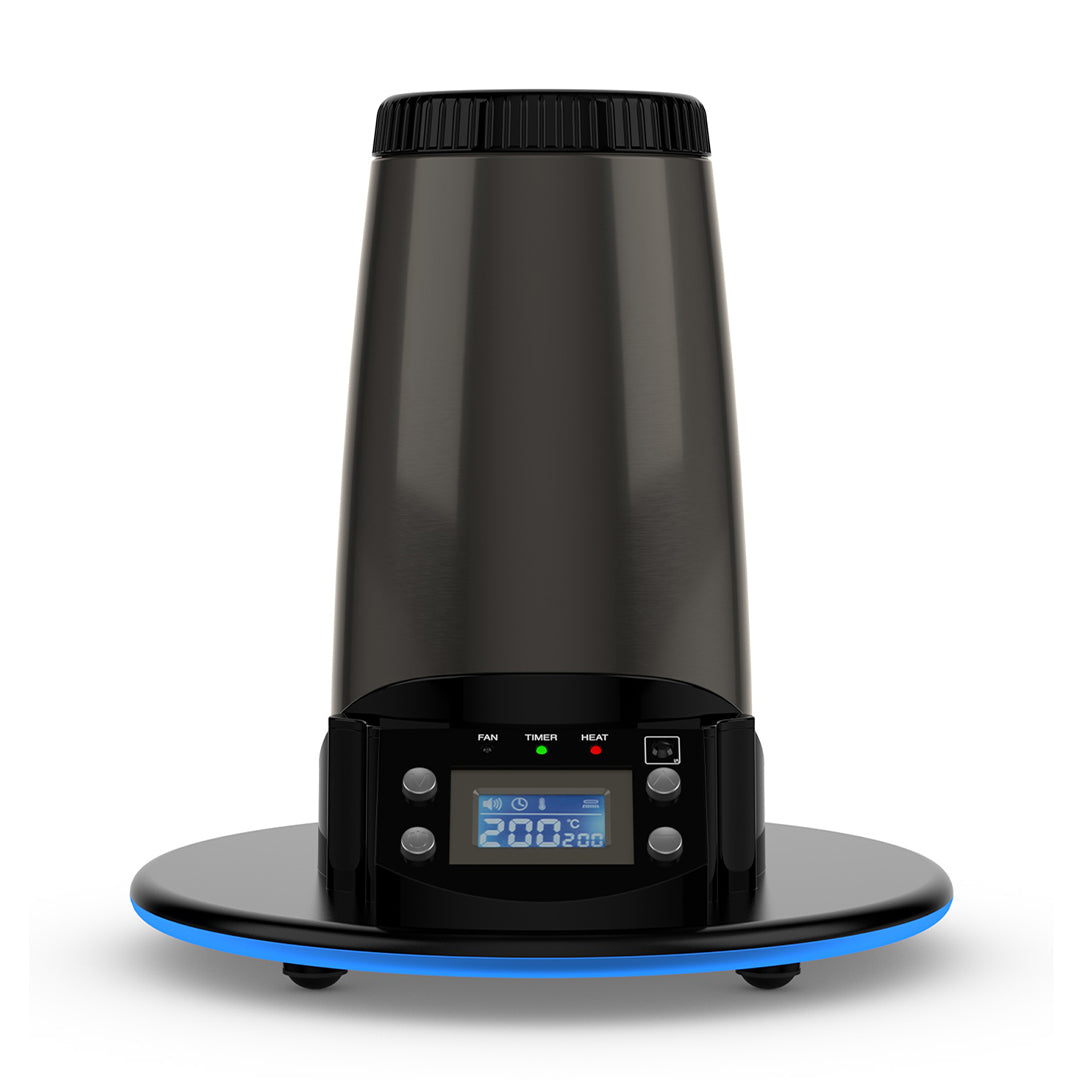 Arizer ExtremeQ Desktop Vaporizer - Front View on White Background