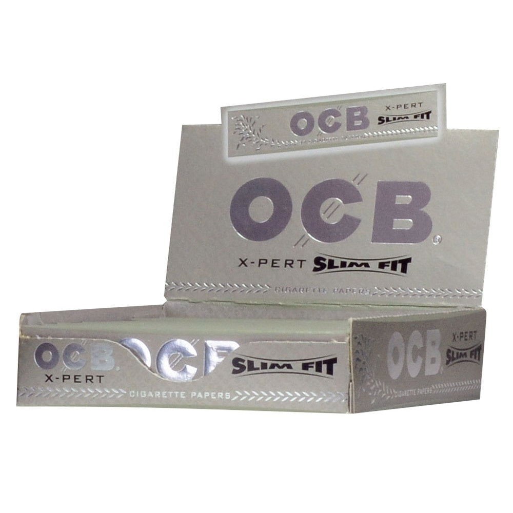 OCB X-Pert Slim Fit Slim Rolling Papers | 24pk Display