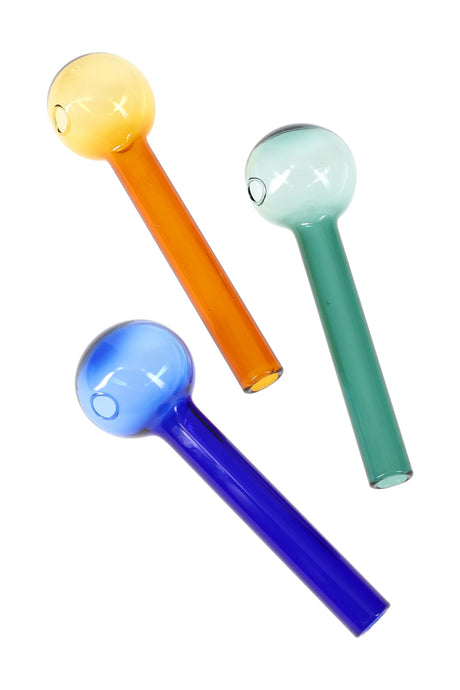 Thick Colored Glass Oil Burner Pipe “Color Pop” – 4″ – US-Made