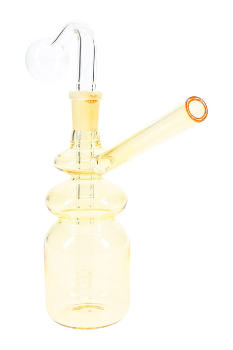 Colored Glass Bottle Oil Burner Rig “Mini Flask” – 5½″ – 14.5 mm – Assorted