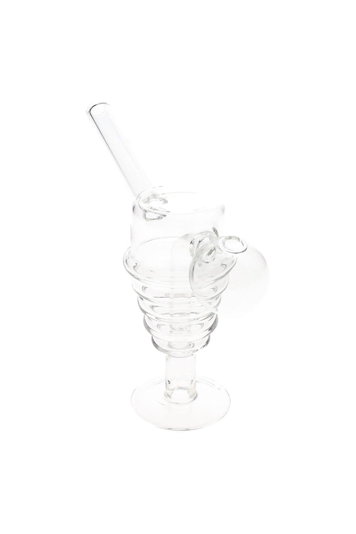 5.5″ Small Clear Glass Oil Burner Rig – Compact Beaker Design – Assorted Styles