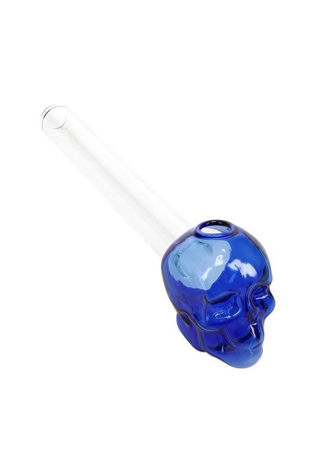 Glass Skull Oil Burner Pipe “Bone Chiller” – 5″