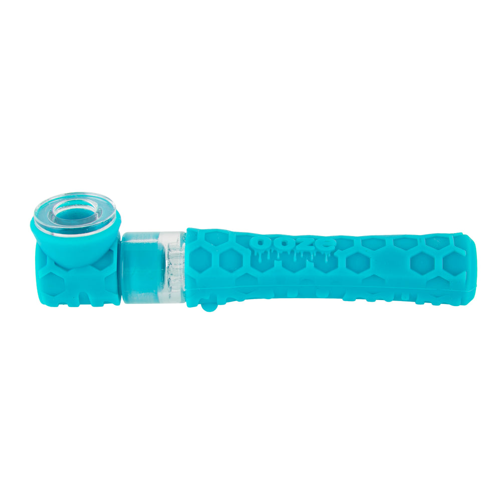 Ooze Piper 2-in-1 Silicone & Glass Hand Pipe & Chillum – Assorted Colors