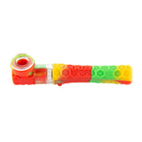 Ooze Piper 2-in-1 Silicone & Glass Hand Pipe & Chillum – Assorted Colors