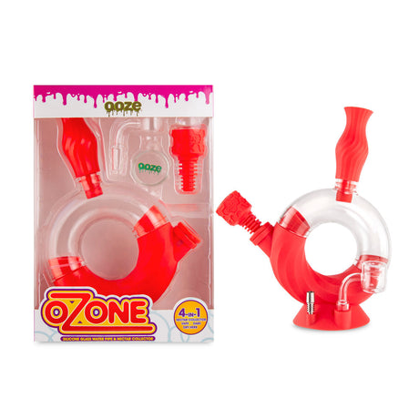 Ooze Ozone 4-in-1 Hybrid Silicone & Glass Water Pipe