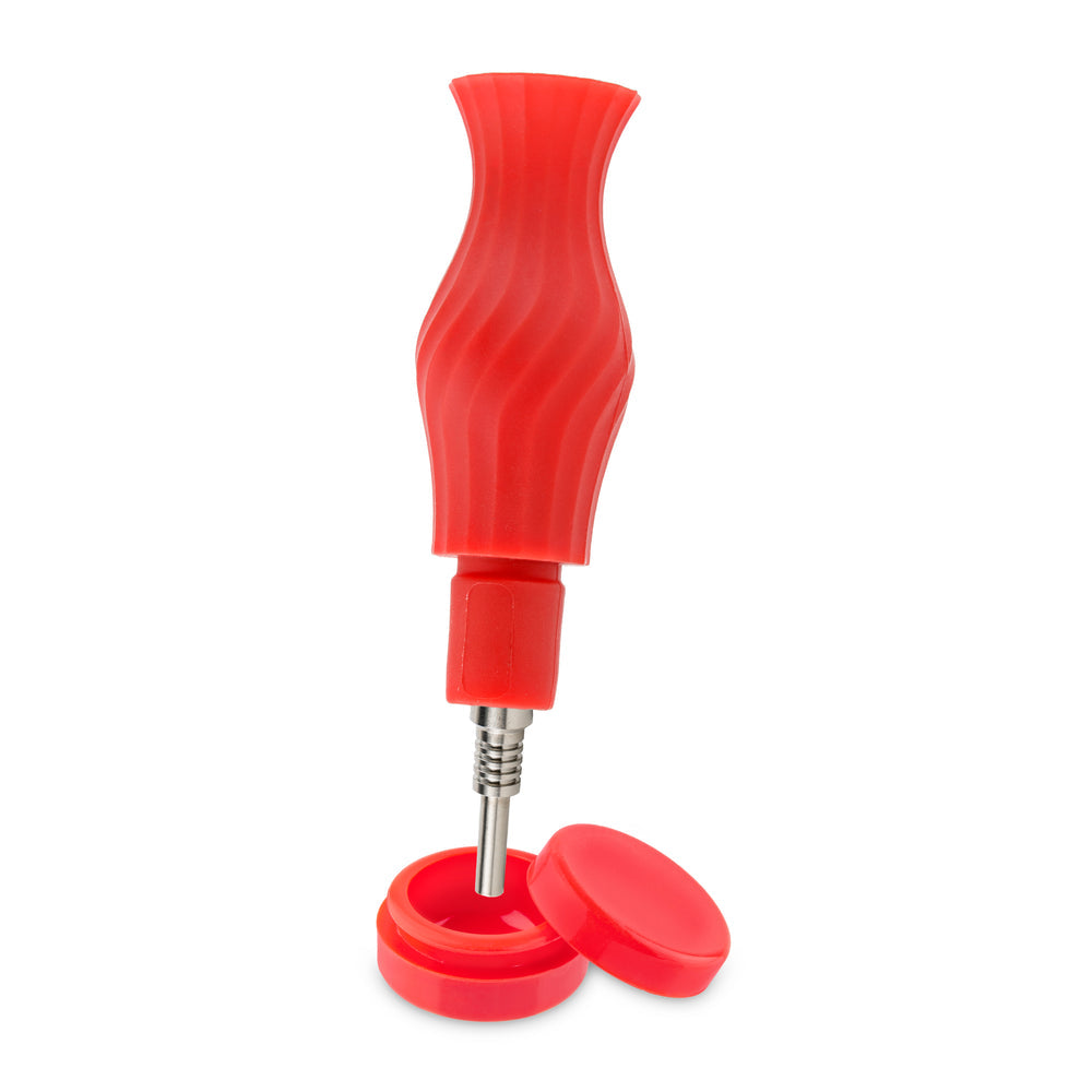 Ooze Ozone 4-in-1 Hybrid Silicone & Glass Water Pipe
