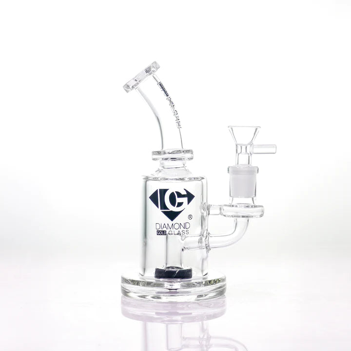 Diamond Glass 7 Inch Dab Rig w/ Showerhead Perc – DankGeek
